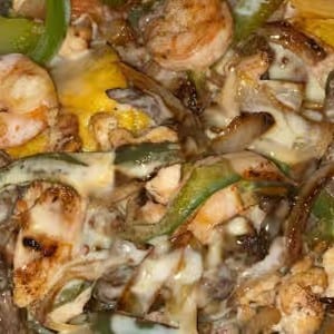 Fajitas Texas Nachos.