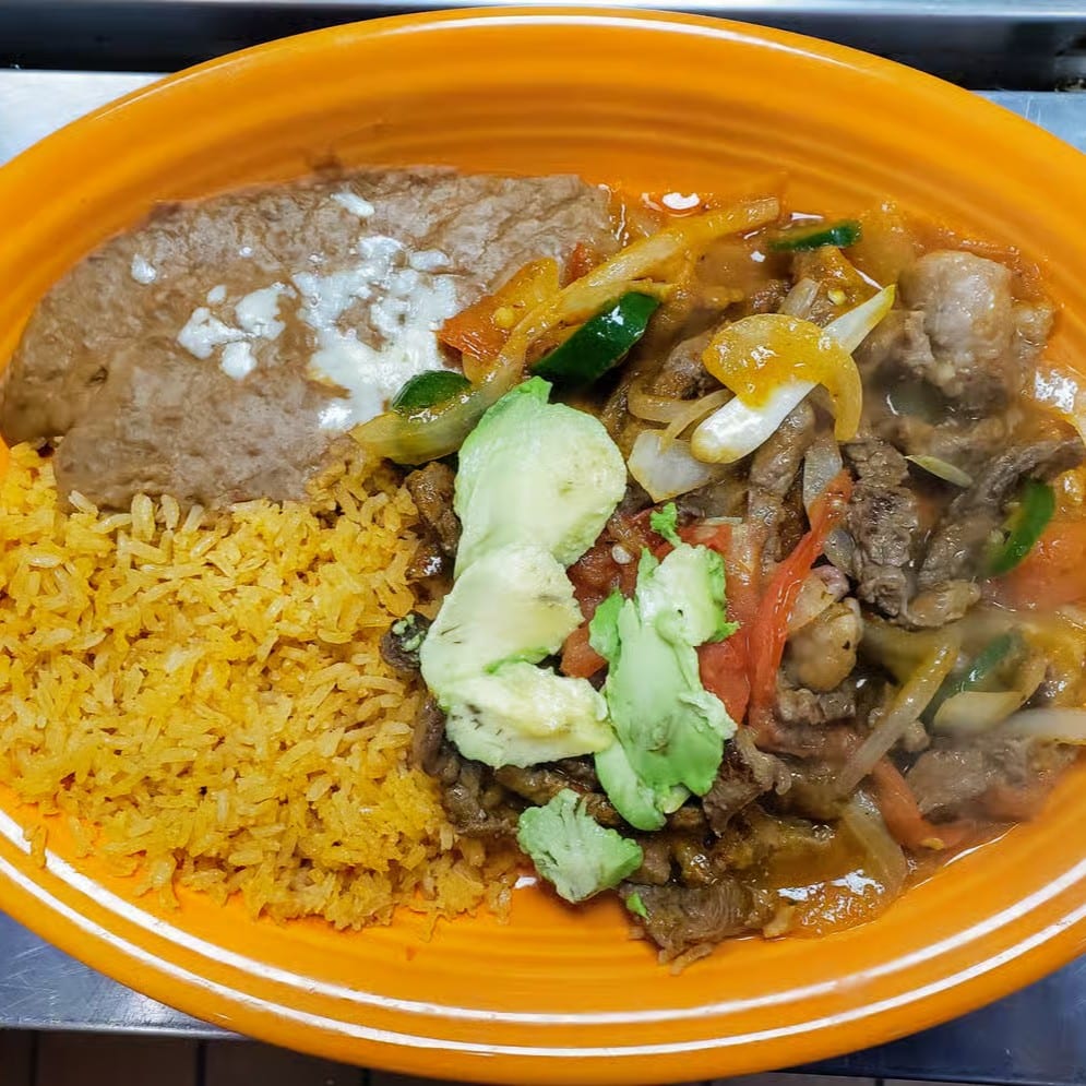 Steak a La Mexicana.