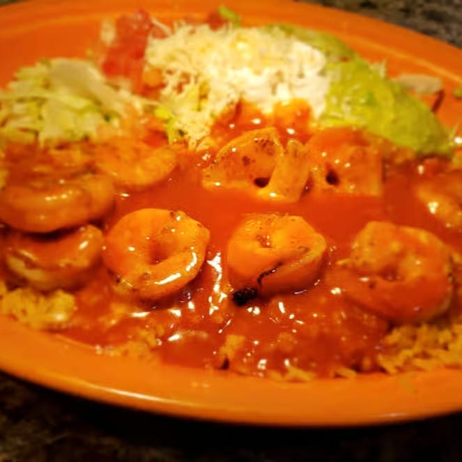 Arroz Con Camarones.